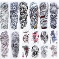 thumbnail image 4 of Stickers, 16pcs  Stickers Vegetable Oil Based Ink Waterproof Sweat Proof  For Travel For Parties For Arm For Legs, 4 of 8