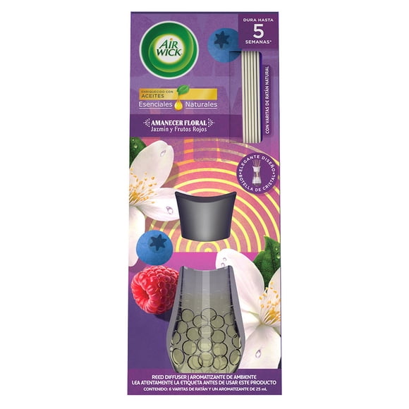Air Wick® Reed Diffuser Jazmín y Frutos Rojos 25 mL