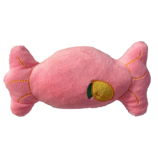 Pet Chewing Plush Candy, Rigorously Bite Resistance Tested Squeaky Pet Chewing Toy High Strength Plush Material Pet Teething Plush Candy for Puppy Dogs