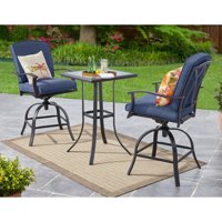 Outdoor Bar Height Bistro Sets Walmart Com