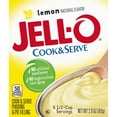 JellO Cook & Serve Lemon Naturally Flavored Pudding & Pie Filling Mix, 2.9 oz Box