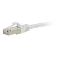 thumbnail image 3 of C2G 6ft Cat6 Ethernet Cable - Snagless Shielded (STP) - White - Patch cable - RJ-45 (M) to RJ-45 (M) - 6 ft - screened shielded twisted pair (SSTP) - CAT 6 - molded, snagless, stranded - white, 3 of 4
