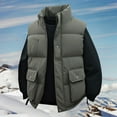 thumbnail image 2 of Men's Lightweight Quilted Sleeveless Vest Warm Winter Outerwear Coat For Cold Weather Casual Wear, 2 of 4