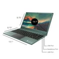 thumbnail image 6 of Gateway GWNR51416-GR 14.1" FHD Ryzen 5 3500U 2.1GHz Radeon Vega 8 Graphics 8GB RAM 256GB SSD Win 11 Home Green, 6 of 16