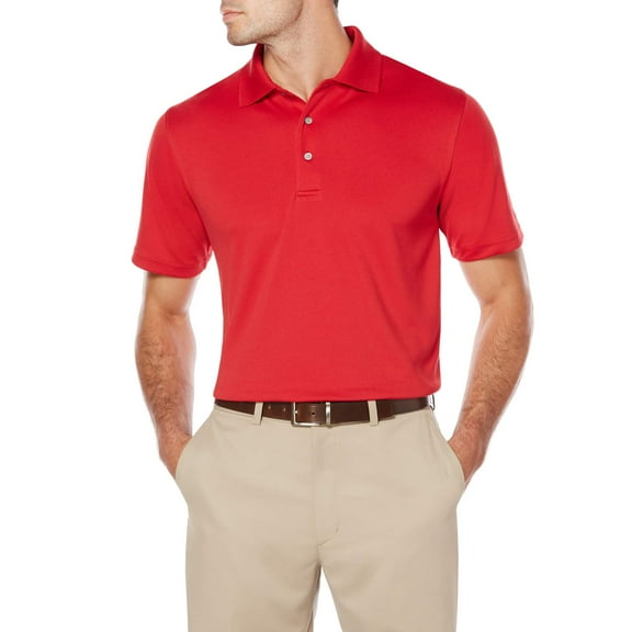 Men's Short Sleeve AirFlux Golf Performance Solid Polo Shirt