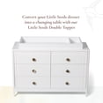 thumbnail image 3 of Little Seeds Double Topper for Infant Diaper Changing Table, Bottle Green, 3 of 11