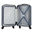 thumbnail image 2 of Wrangler 20-inch Carry-On Rolling Hard Side Spinner Luggage, Blue, 2 of 8