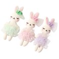 thumbnail image 2 of 3 uds pequeño conejito de peluche animales de peluche juguete conejo muñeca artesanías hacer adorno de conejo, 2 of 7