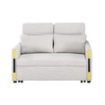 thumbnail image 3 of 55.5 - inch wide teddy velvet sofa - bed loveseat / Fits well in limited spaces, 3 of 3