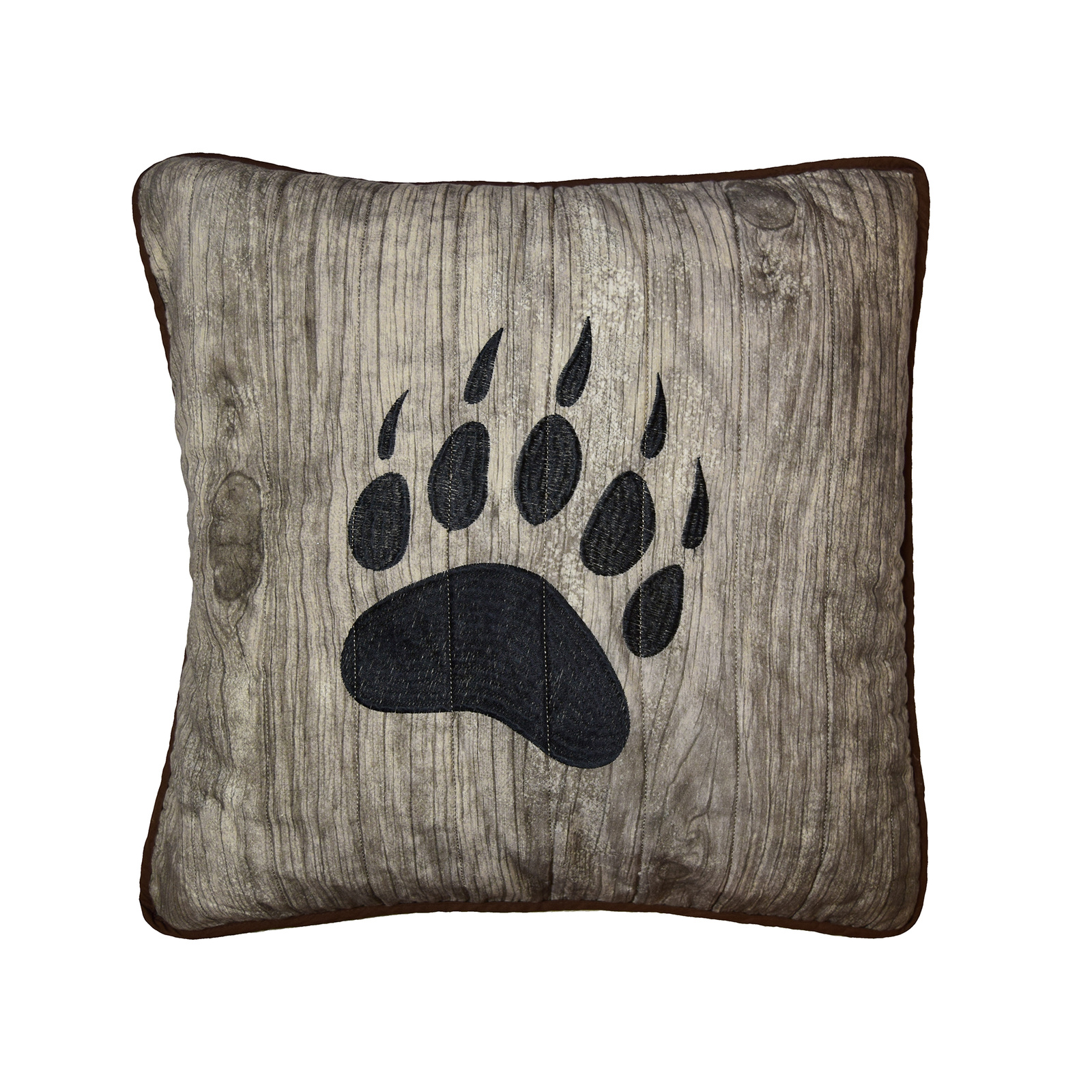 Donna Sharp Throw Pillow Bear Mirage Lodge Decorative Throw Pillow