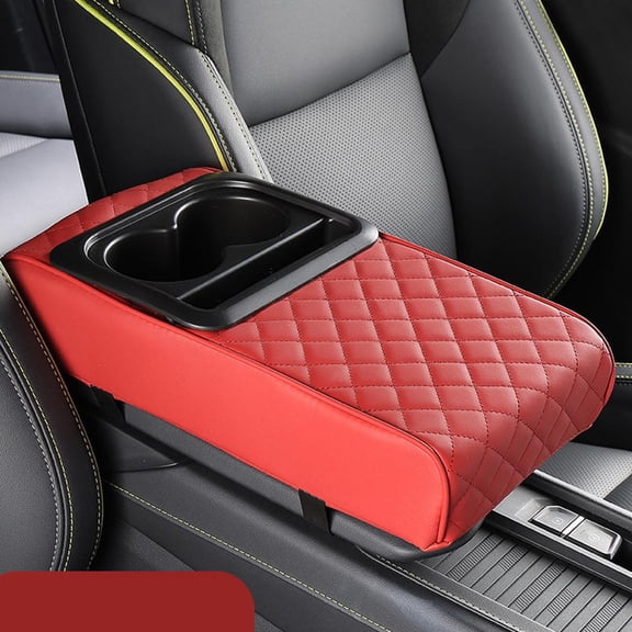 Armrest box height pad cup holder for car multifunctional storage