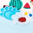 thumbnail image 5 of ITSELFER 12pcs Kids Paint Trays Painting Pallet Trays Plastic Water Color Mixer Plates, 5 of 6