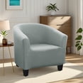 thumbnail image 2 of 1pc, Armchair Slipcovers Waterproof Sofa Chair Slipcovers, Stretch Soft Chair Covers for Living Room Anti-slip and Easy Care Modern Solid Furniture Protector, 2 of 7