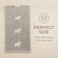 thumbnail image 7 of Unique Bargains 2Pcs Pure Cotton Cute Animal Soft Quick Dry Towels Camel 28" x 13", 7 of 7