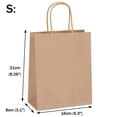 thumbnail image 7 of SJPACK 200Pcs Gift Bags Small Paper Bags with Handles Bulk Kraft Brown Paper Shopping Wedding Birthday Party Favor Gift Bags For Goody Craft, 7 of 7