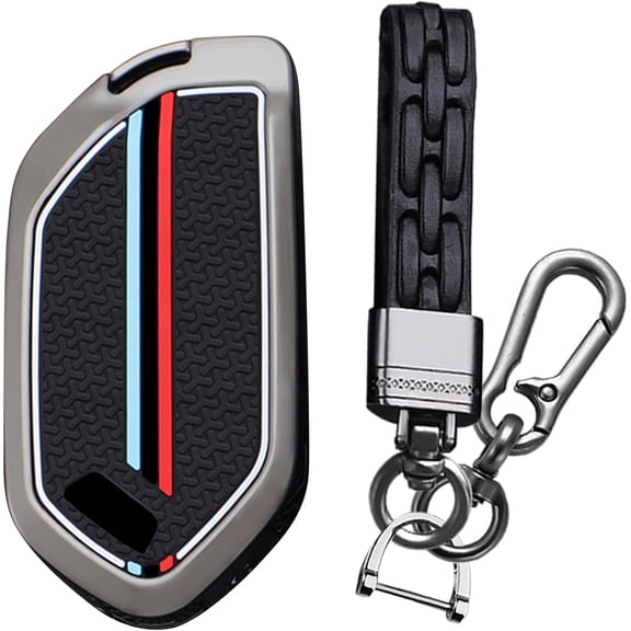 Key Fob Cover Compatible with Kia Telluride EV6 EV9 Sorento K4 K5 GT-LINE Sportage Carnival 2018-2024 5 Button Keychain Case Holder Protector,7 Button Black