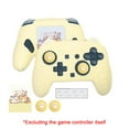 thumbnail image 1 of Soft Silicone Protective Cover Skin Set for Nintendo Switch Pro Controller, Anti-Slip, Cute Cat Paw Prints, Rocker Cap Included, Gaming Accessories, 1 of 8