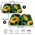 thumbnail image 3 of Balery Sunflower 1 Print Car Windshield Sun Shade,Windshield Sunshade for Car Pickup Truck SUV Accessories-Medium, 3 of 7
