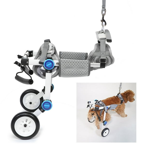 Fauteuil roulant pour chien amélioré, fauteuil roulant pliable