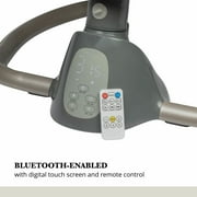 Monbebe 5-Mode Baby Swing with Bluetooth، Castle Point