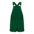 thumbnail image 5 of Aueoeo Women's Romper Corduroy Overall Shorts Adjustable Strap Shoulder Pocket Front Jumpsuit, 5 of 6