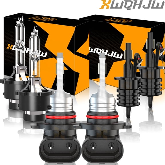 6x For Lexus IS300 2003-2005 9005 D2S H3 HID/LED Headlight High-Low Fog Light Bulbs 6000K