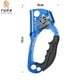 thumbnail image 1 of Ascensor de escalada manual certificado, equipo de arboricultura, equipo de rapel, abrazadera de cuerda para cuerda de 812 mm, azul [mano derecha]., 1 of 5