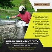 Timber Tuff 24 Portable Chainsaw Lumber Planking & Log Milling Saw Mill