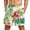 #001-Light Green, variant on Xyxonk Mens Swim Trunks 9" Inseam Quick Dry Big & Tall Short Bathing Beach Print Elastic Swimwear Bathing Suits with Pockets Blue 3XL