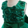 thumbnail image 6 of Girls Dresses Kids Formal Dresses for Girls Dark Green Dress for Girls Dresses for Girls Toddler Birthday Dress Size 8-9 Years Girls Dresses, 6 of 8