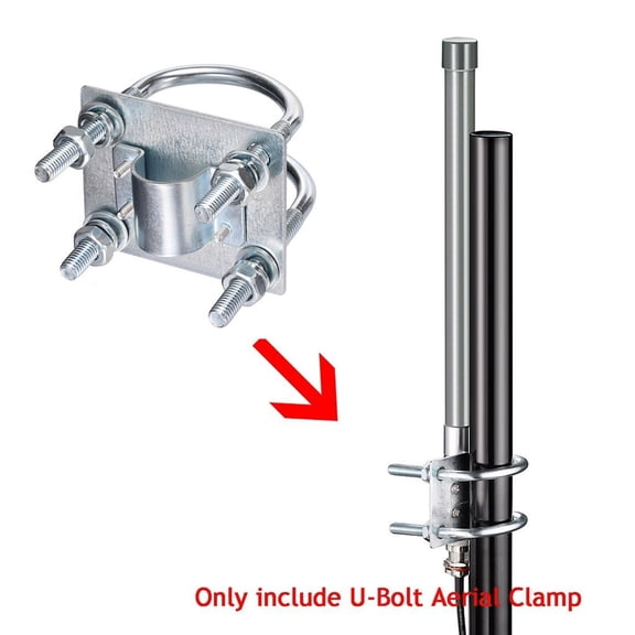 Antenna U-Bolt Clamp Kit Glass Fiber Lora Helium Hotspot Miner Aerial Mast Pipes Pole Bracket Mounting Antenna Clip Code