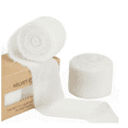 thumbnail image 6 of 3Pc Christmas Velvet Ribbon,10 Yard Double Faced Christmas Velvet Ribbon,Vintage White Wide Ribbons for Gift Wrapping Christmas Tree Ornaments Xmas Party Decoration Wreath Crafts Bow Making(White*3), 6 of 6