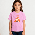 thumbnail image 2 of Girls Graphic Tees Fox My Mamie Loves Me Kids T Shirt Grandparents 100% Cotton Short Sleeve Soft Tops 4-13Y, 2 of 5