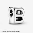 thumbnail image 4 of Caja de regalo Charm Pandora con letra B de plata de ley, 4 of 7