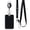 A659 Black, variant on Badge Holder with Retractable Lanyard, Vertical ID Card Sleeve for Employees and Students, Durable Neck Strap for Bus Passes and Work Badges A664_Yellow