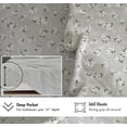 thumbnail image 6 of RUVANTI Flannel Sheets Twin XL Size 3 Pcs - 100% Cotton Double Brushed Bed Sheets, Deep Pockets 16 Inches, All Seasons Breathable, Extra Soft & Comfy Twin XL Sheet Sets, Weeping Willow, 6 of 6