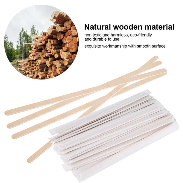 Mgaxyff Disposable Natural Wooden Coffee Stir Sticks Tea Stirrers Corn