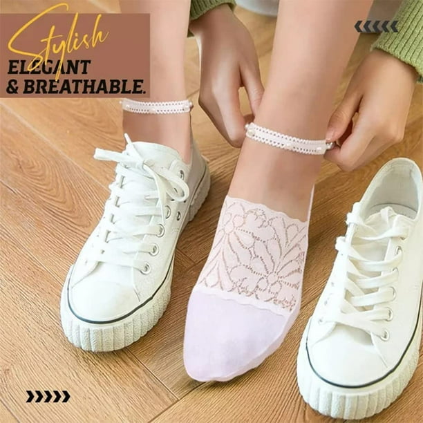 Thin Pearl Lace Socks 1 4 Pair Thin Pearl Lace Socks Ladies Beaded