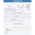 thumbnail image 7 of 2 PACK Closet Rods for Hanging Clothes, 17 to 28 Inches Stepless Adjustable Metal Closet Rod, 1.3 Inches Heavy Duty Clothes Hanging Rod for Closet Wardrobes Laundry RV, White, 7 of 7