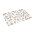 thumbnail image 2 of Disketp Vintage Stylized White Color Mat For Front Door Outside - Doormat Outdoor Entrance - Welcome Mats Outdoor,Outside Entry And Outdoor Entrance 16''X24'', 2 of 9