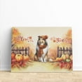 thumbnail image 3 of Happy Thanksgiving Collie Give Thanks Fall Beanie Scarf Welcome Horizontal Matte Canvas Poster Collie Dog Lover Gifts Idea Wall Art Home Decor - 00020, 3 of 5