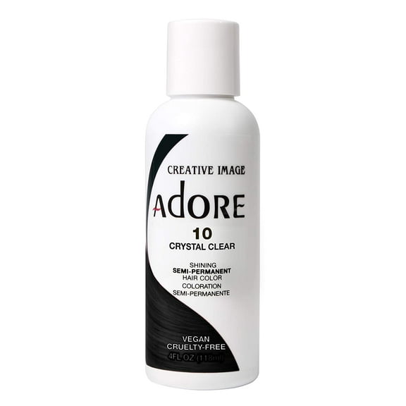 Adore Semi-Permanent Haircolor, 10 Crystal Clear 4 floz, Adult