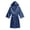 ZC-Navy-kids satin robe, variant on Frostluinai Silk Robes for Short Kimono Robes 2-14Y Solid 3/4 Sleeve Knee Length Bathrobes for Spa Wedding Birthday Party