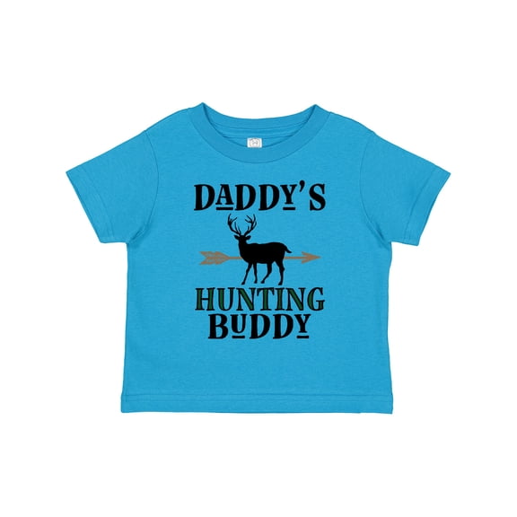 Inktastic Daddy Hunting Buddy Bow Hunter Boys Toddler T-Shirt