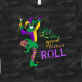 thumbnail image 4 of Inktastic Let the Good Times Roll Mardi Gras Jester Women's T-Shirt, 4 of 5