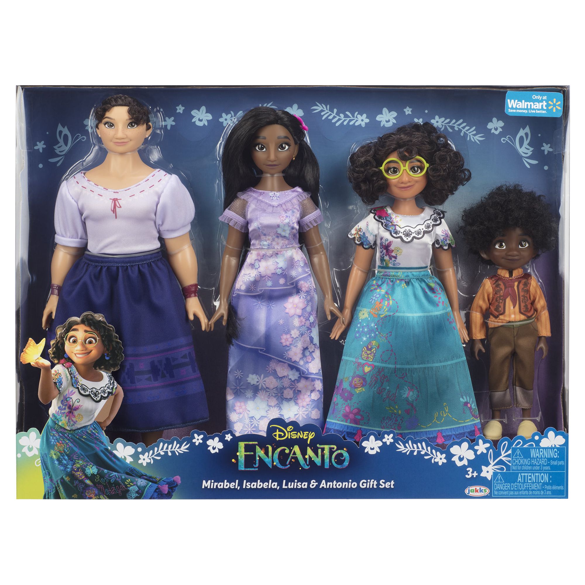 Disney Encanto Mirabel, Isabela, Luisa & Antonio Fashion Doll Gift Set Walmart Exclusive Children Ages 3+ - image 2 of 11