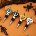 thumbnail image 3 of YIKA Halloween Decoration Halloween Bottle Stopper For Wine Halloween Alloy Bottle Closure Bottle Cork Fast Closure Festive Drink Decoration For Kitchen Halloween Ornaments, 3 of 8