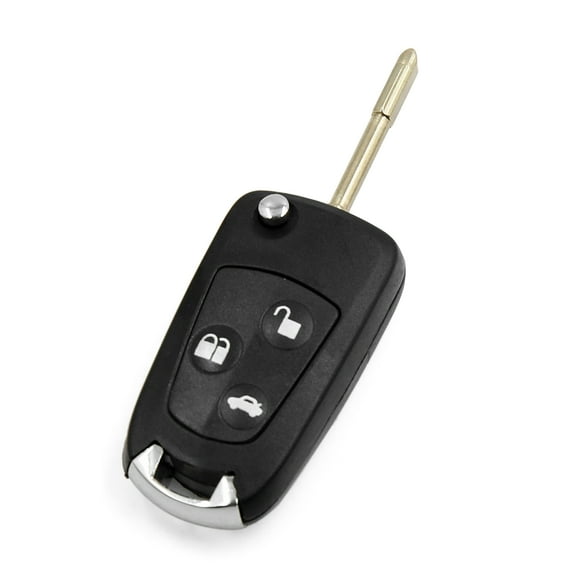 3 Buttons Flip Folding Uncut Key Remote Control Shell Replacement for Ford
