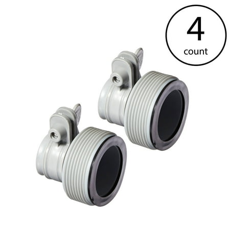 Replacement Hone - Intex Replacement Hose Adapter B w/ Collar for Filter Pump Conversion (4 Pack)