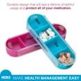 thumbnail image 3 of MEDca Weekly Pill Organizer Wallet - 2 Pack, Compact Travel Pill Case, 3 of 5